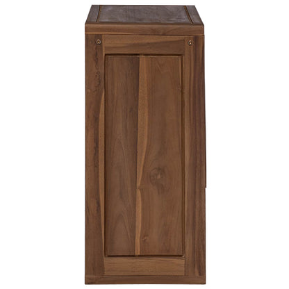 Bathroom Side Cabinet Natural 45 x 30 x 70 cm Solid Teak Wood