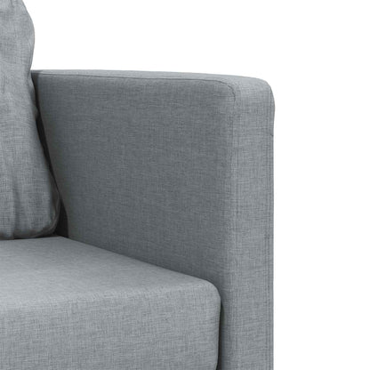 Folding Sofa Bed Light Grey 112 x 60 x 55 cm Fabric