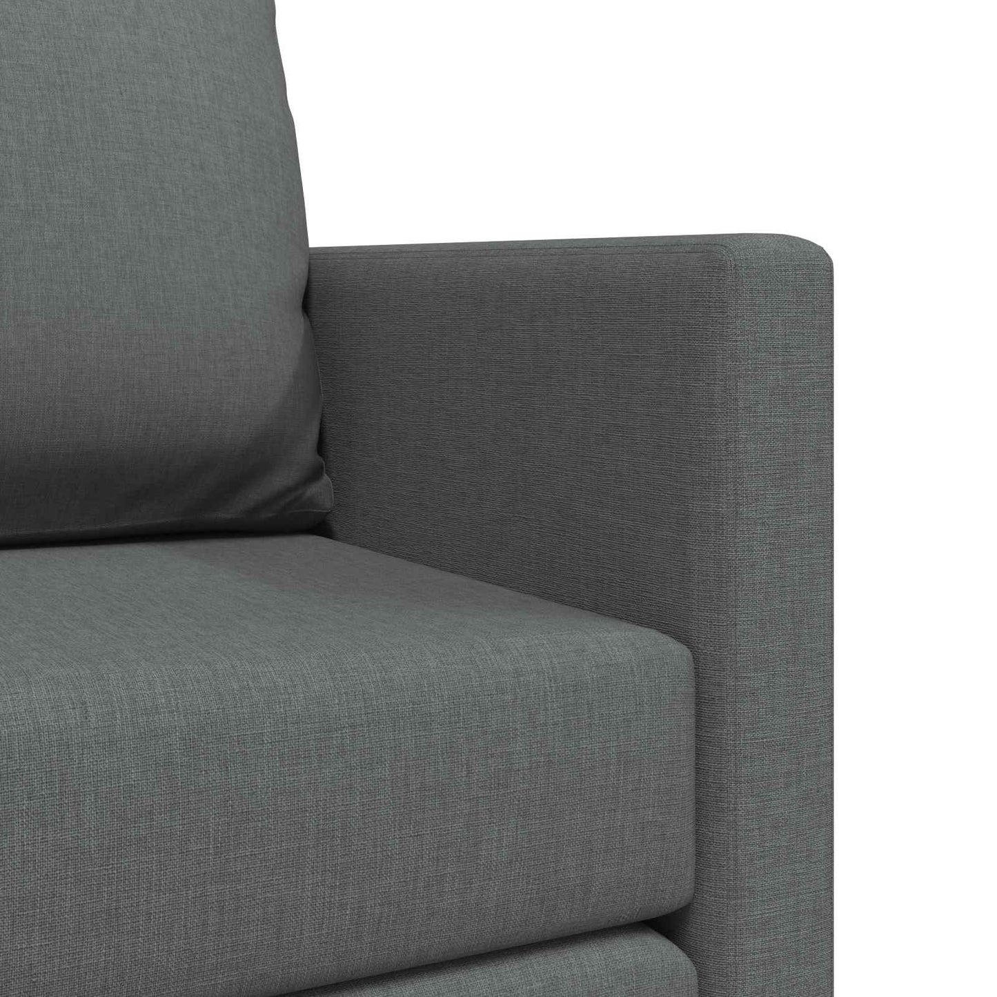 Folding Sofa Bed Dark Grey 112 x 60 x 55 cm Fabric