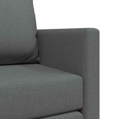 Folding Sofa Bed Dark Grey 112 x 60 x 55 cm Fabric