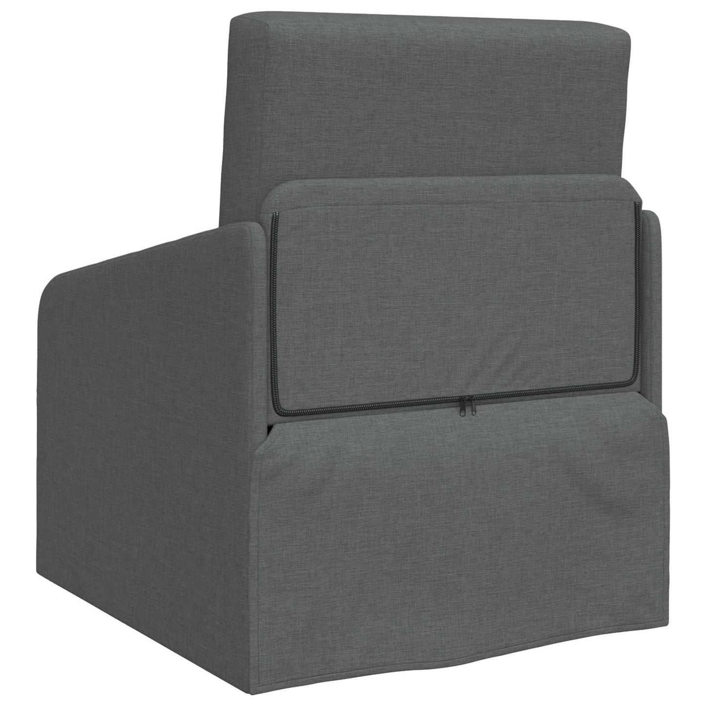 Folding Sofa Bed Dark Grey 65 x 80 x 83 cm Fabric
