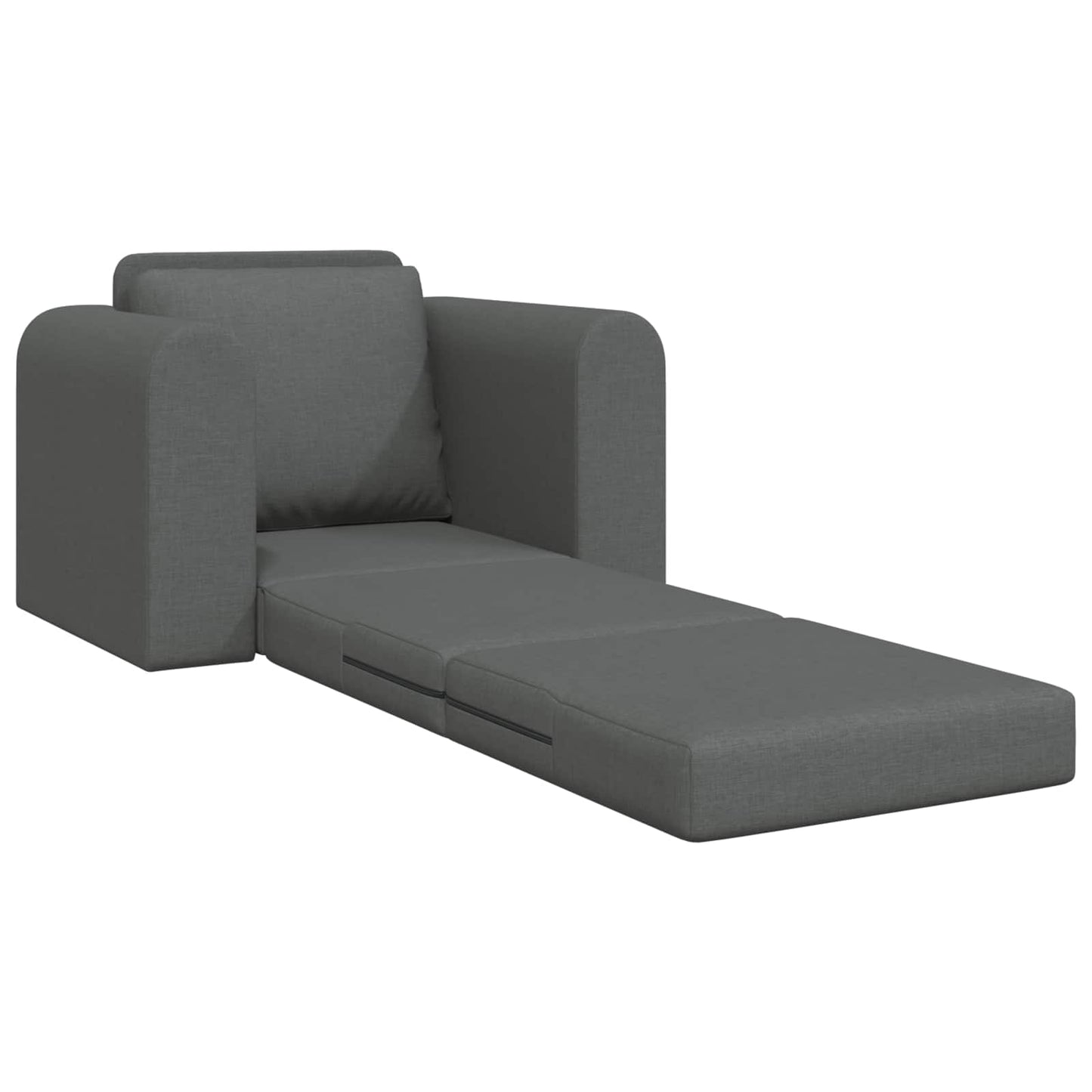 Folding Sofa Bed Dark Grey 98 x 71 x 83 cm Fabric