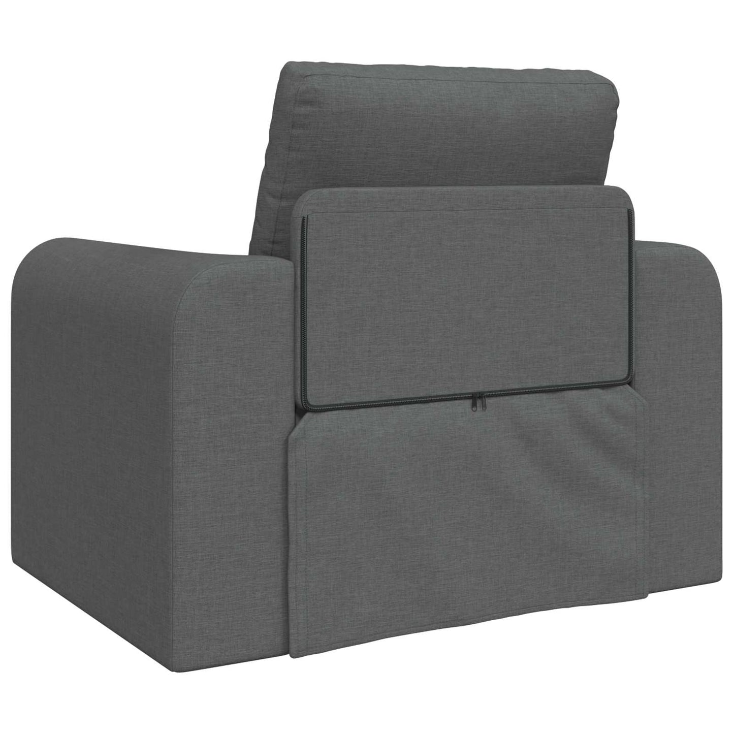 Folding Sofa Bed Dark Grey 98 x 71 x 83 cm Fabric