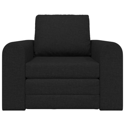 Folding Sofa Bed Black 98 x 71 x 83 cm Fabric