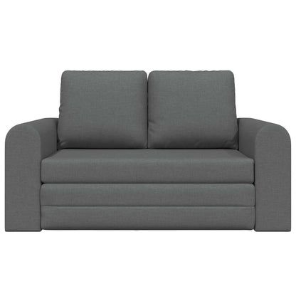 Folding Sofa Bed Dark Grey 148 x 71 x 83 cm Fabric