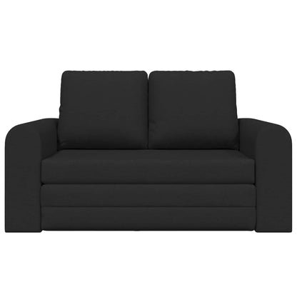 Folding Sofa Bed Black 148 x 71 x 83 cm Fabric