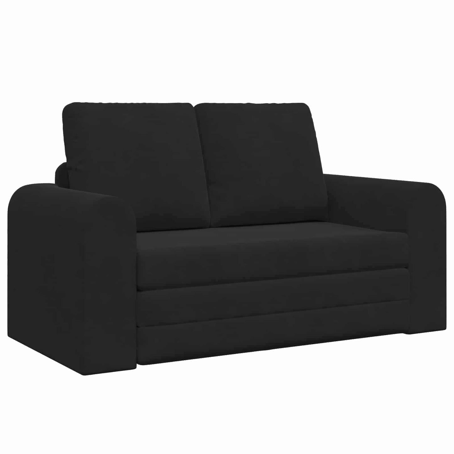 Folding Sofa Bed Black 148 x 71 x 83 cm Velvet