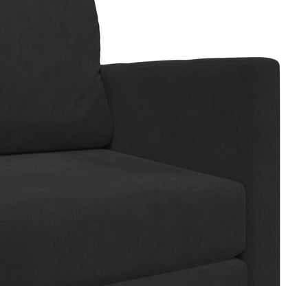 Folding Sofa Bed Black 124 x 71 x 78 cm Velvet