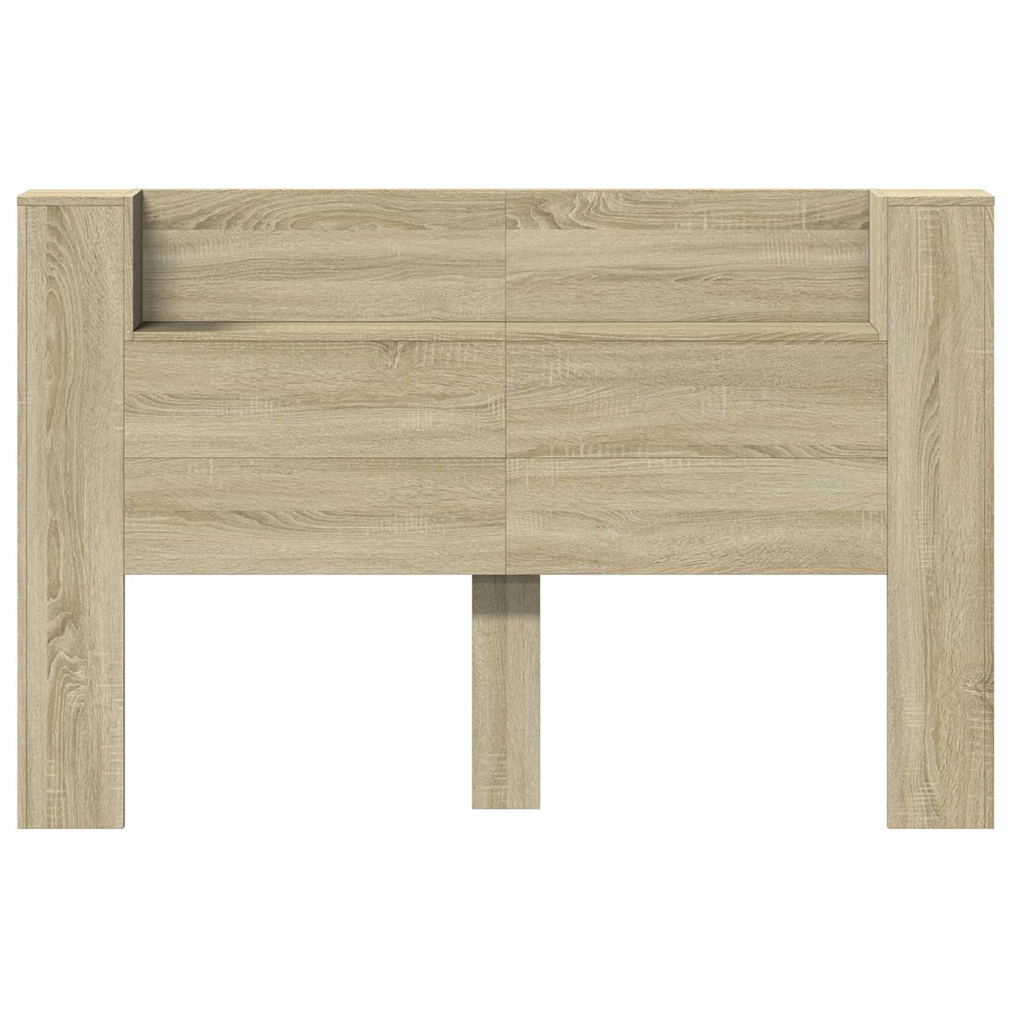 Headboard Cabinet with LED Sonoma 160 x 16.5 x 103.5 cm