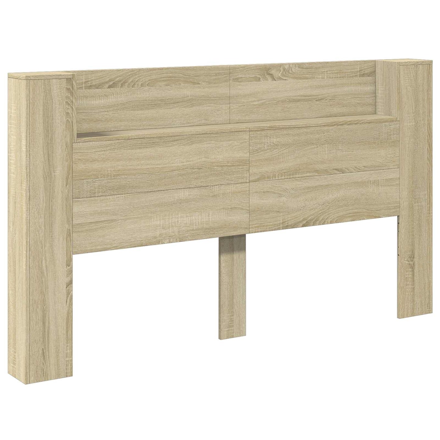 Headboard Cabinet with LED Sonoma 180 x 16.5 x 103.5 cm