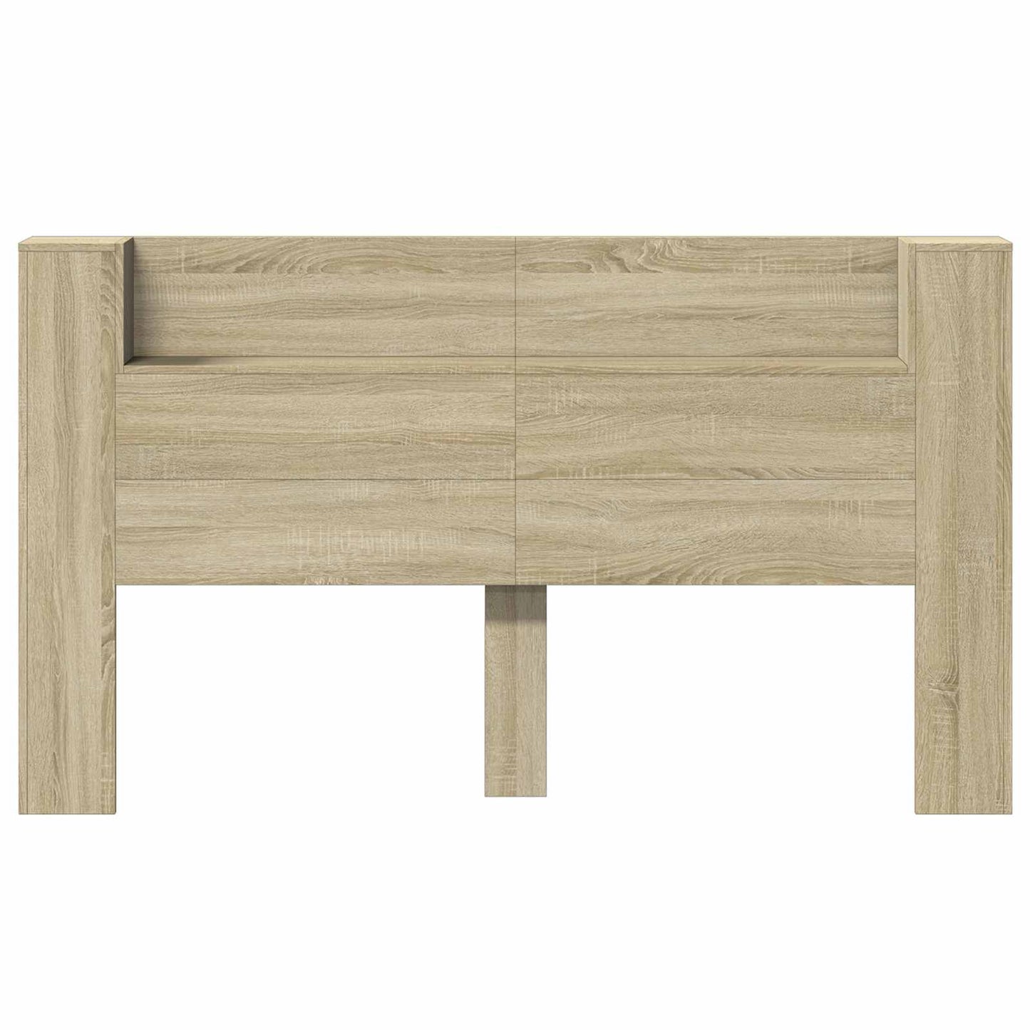 Headboard Cabinet with LED Sonoma 180 x 16.5 x 103.5 cm