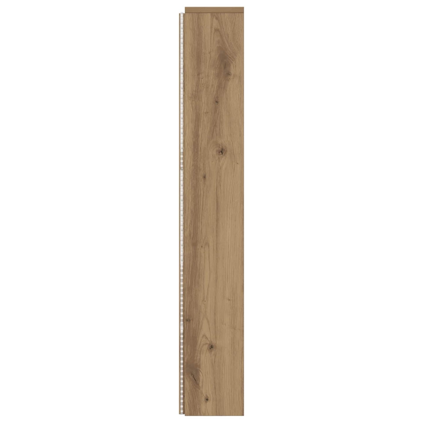 Headboard Cabinet with LED Artisian Oak 180 x 16.5 x 103.5 cm
