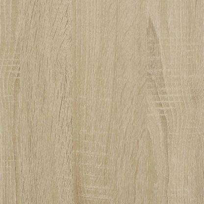 TV Cabinet with LED Sonoma 165 x 34 x 40 cm Engineered Wood