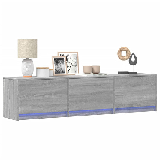 TV Cabinet Grey Sonoma 165 x 34 x 40 cm Engineered Wood