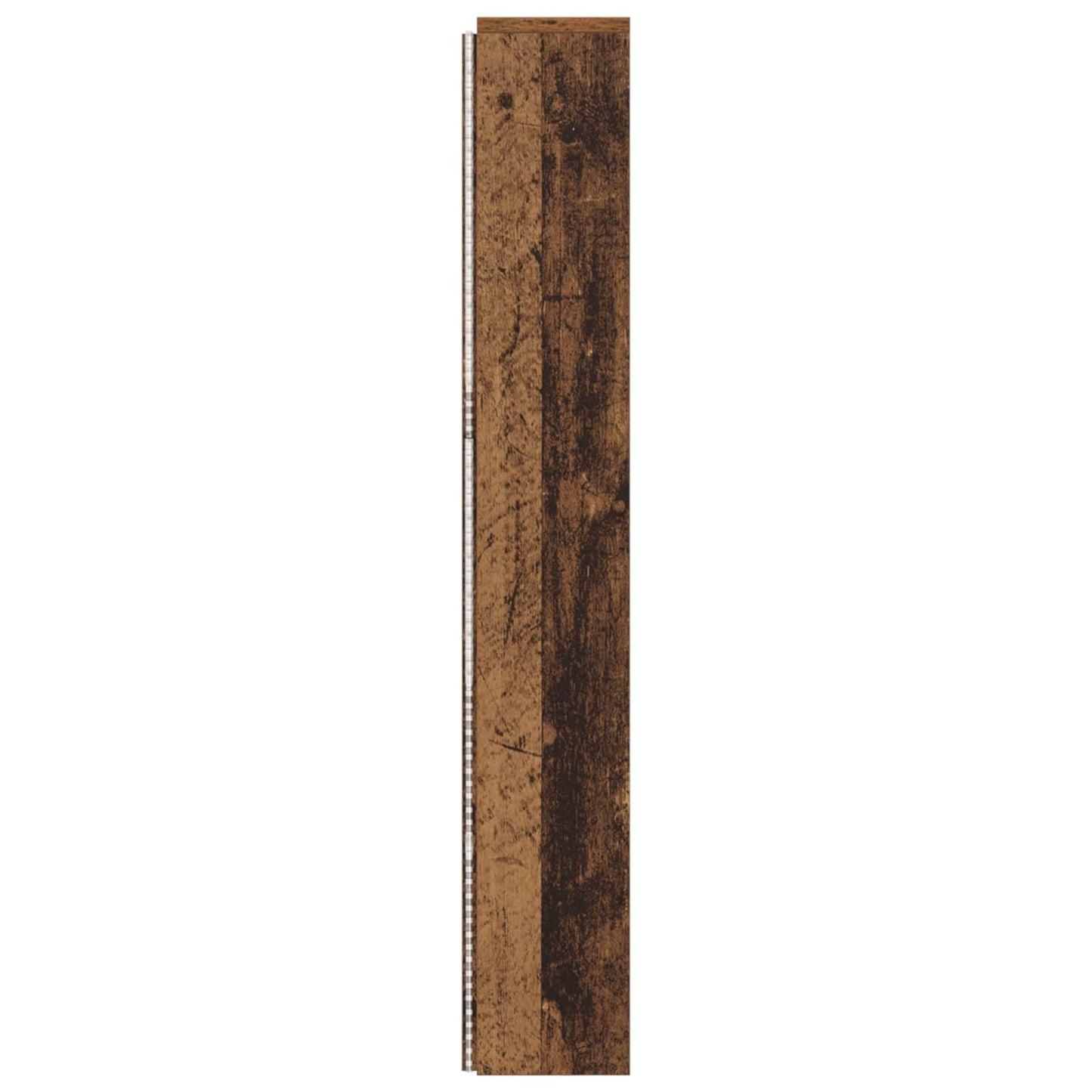 Headboard Cabinet with LED Old Wood 180 x 16.5 x 103.5 cm