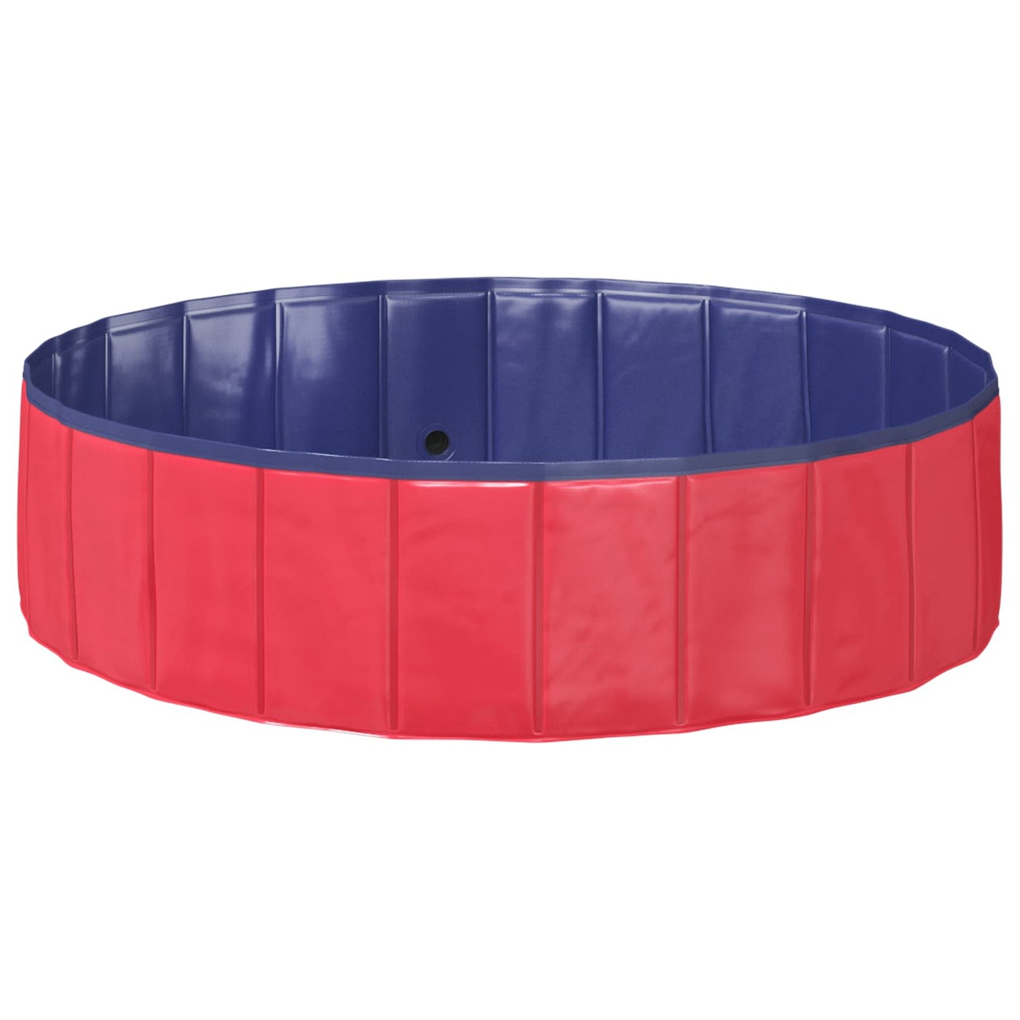 Children Swimming Pool Folding Red and Blue Ø 120 x 30 cm
