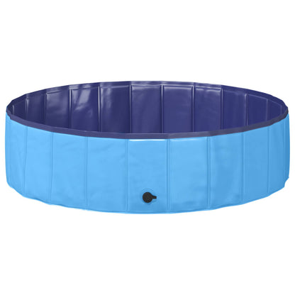 Children Swimming Pool Folding Blue Ø 120 x 30 cm