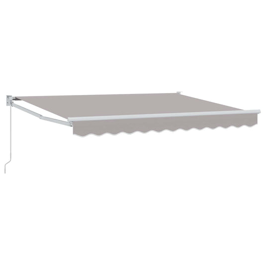 Retractable Awning Light Grey 3 x 2 m