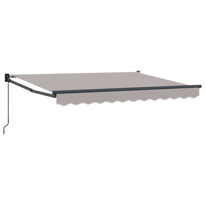 Retractable Awning Light Grey 3 x 2 m