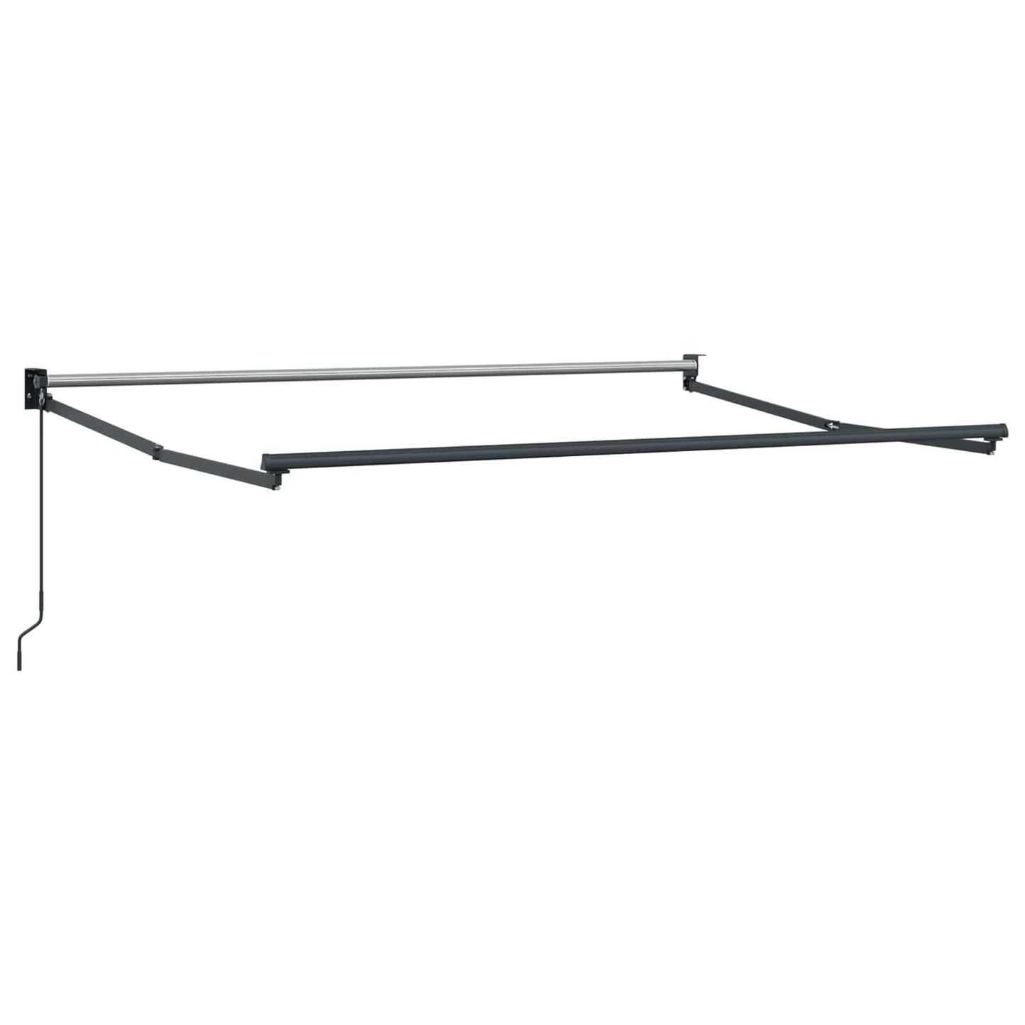 Retractable Awning Blue and White 3.5 x 2 m