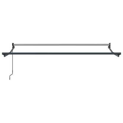 Retractable Awning Blue and White 3.5 x 2 m