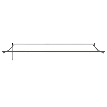 Retractable Awning Green and White 4 x 2 m