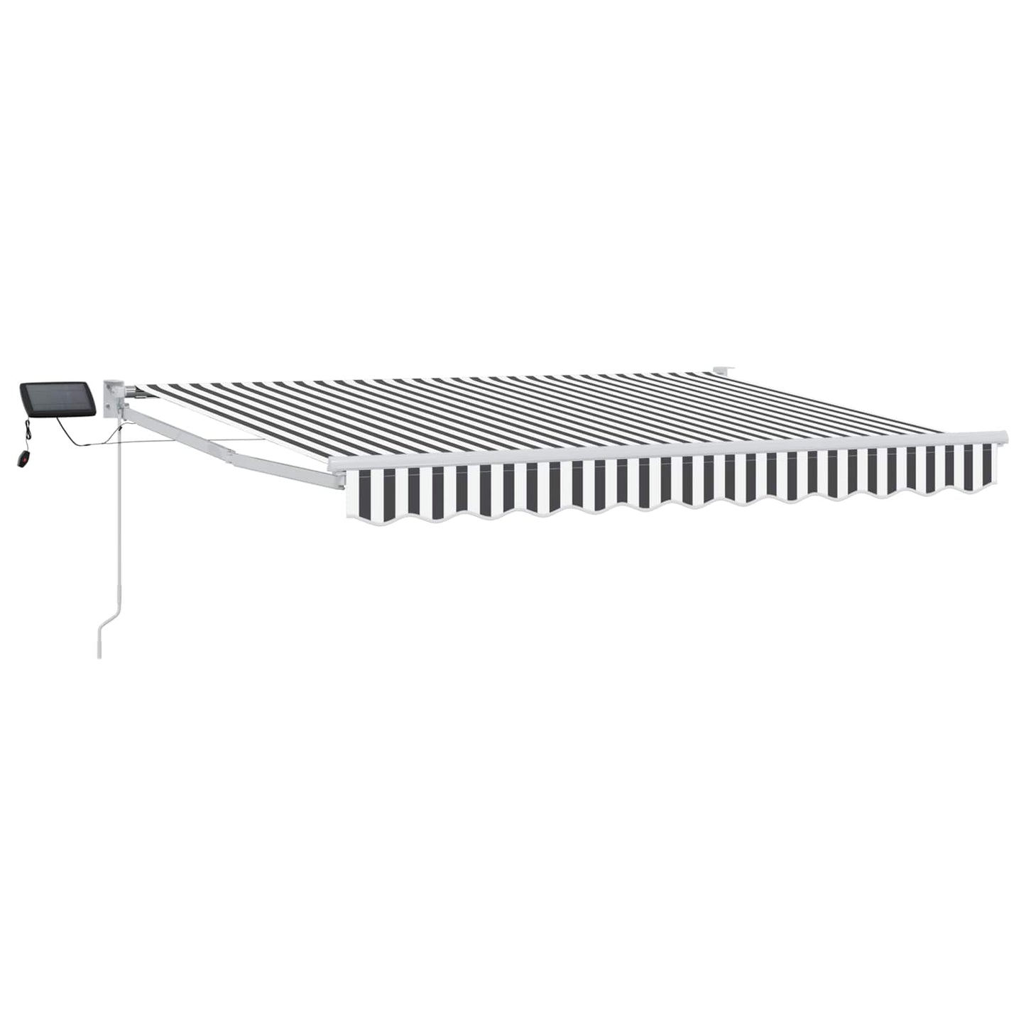Manual Retractable Awning with LEDs 3 x 2 m