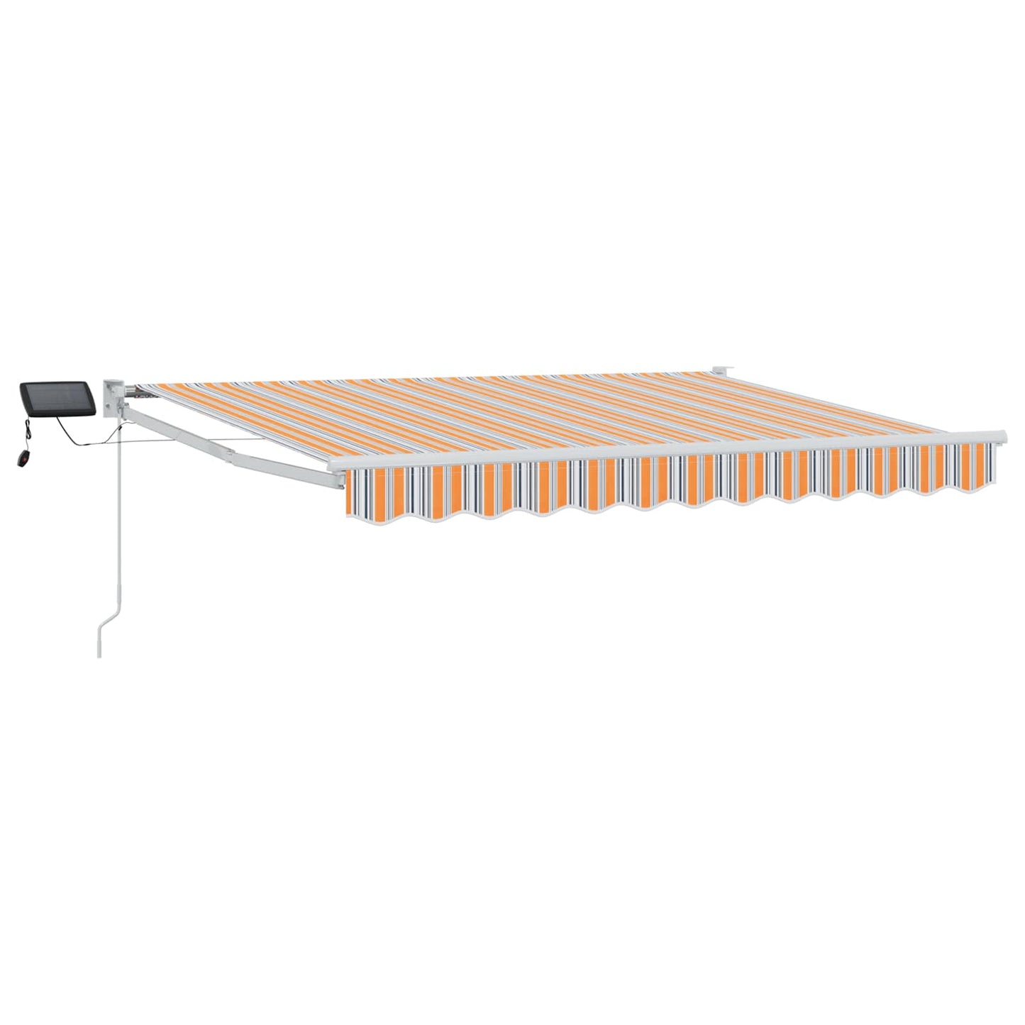 Manual Retractable Awning with LEDs 3 x 2.5 m