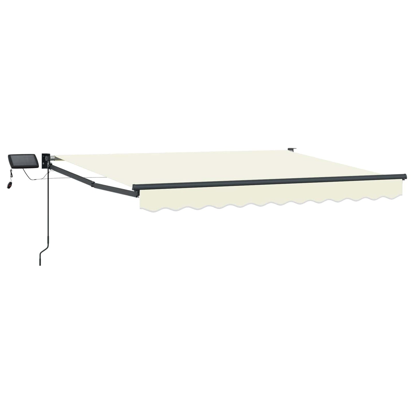 Manual Retractable Awning with LEDs 2.5 x 2 m