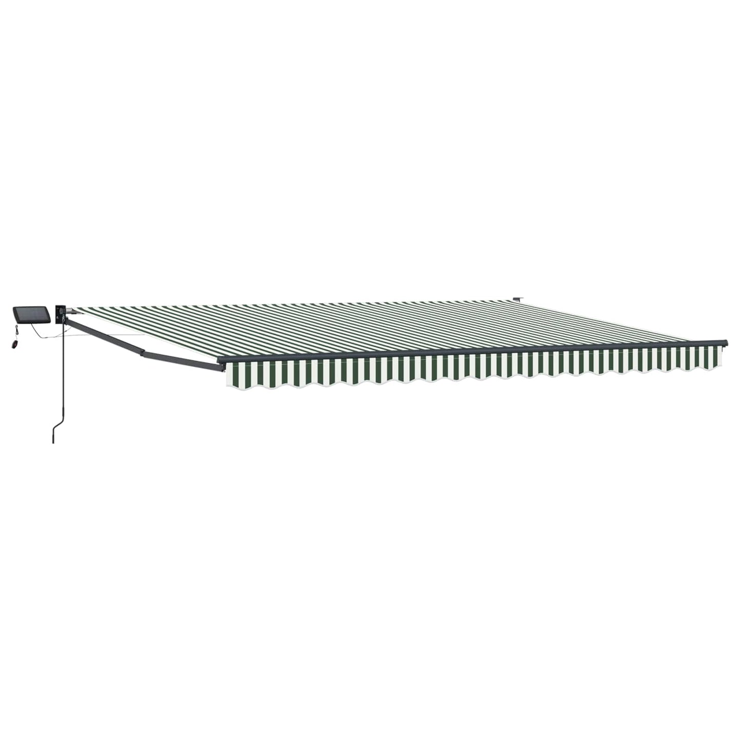 Manual Retractable Awning with LEDs 4 x 2 m
