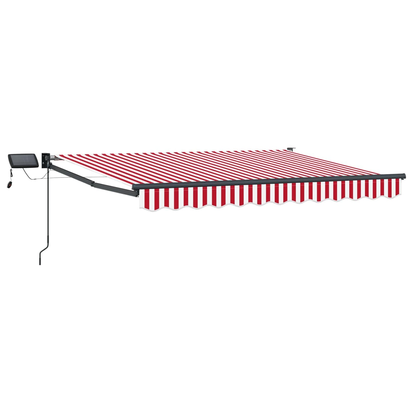 Manual Retractable Awning with LEDs 3 x 2.5 m