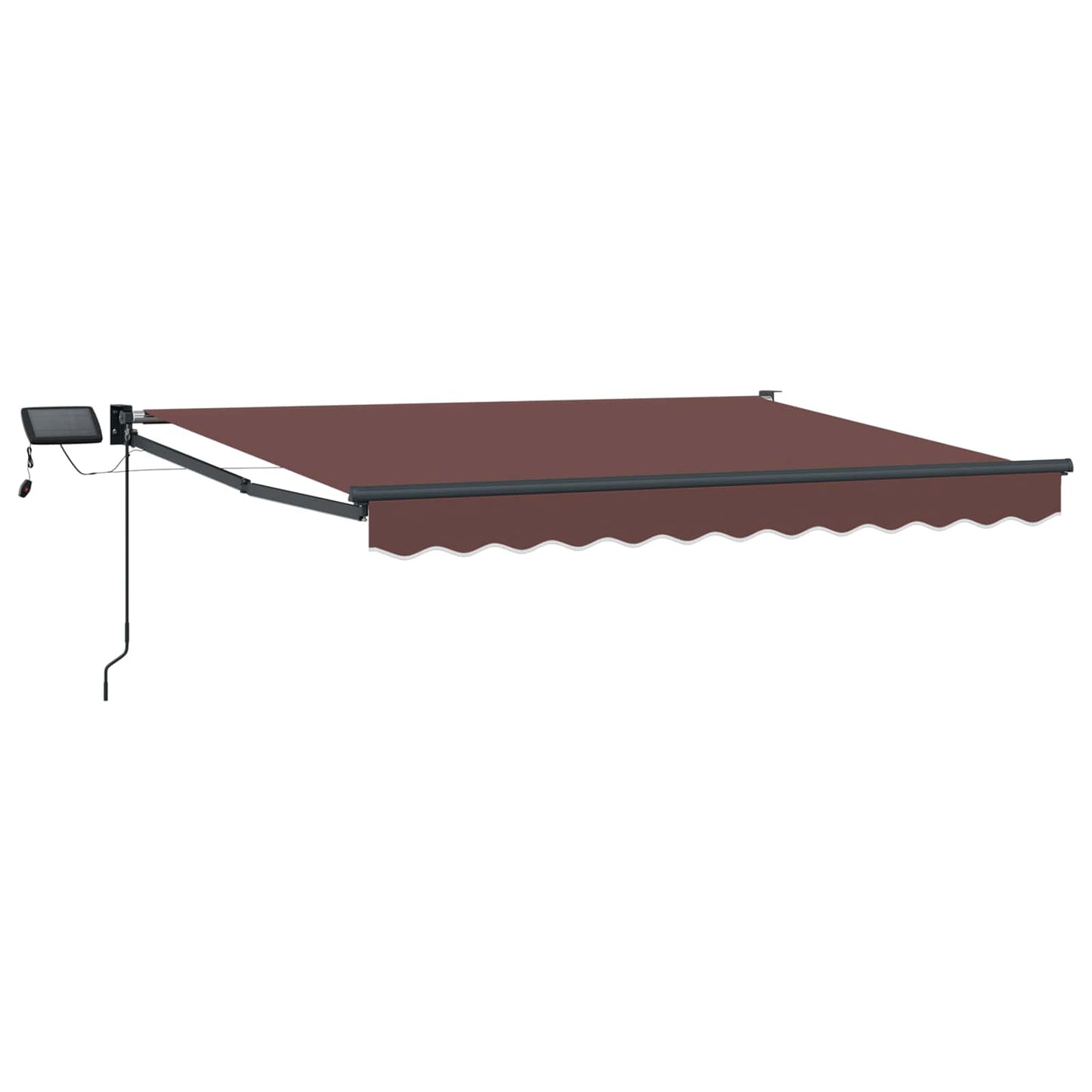 Manual Retractable Awning with LEDs 3.5 x 2.5 m