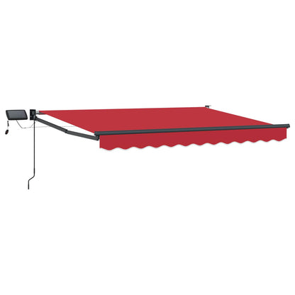 Manual Retractable Awning with LEDs 3.5 x 2.5 m