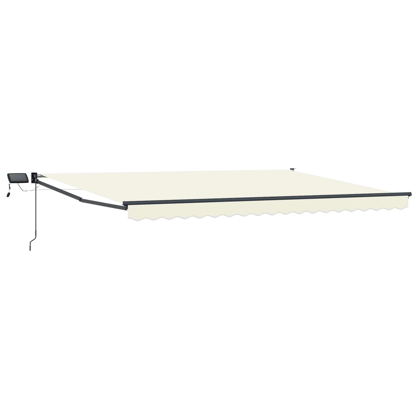 Manual Retractable Awning with LEDs 4 x 3 m