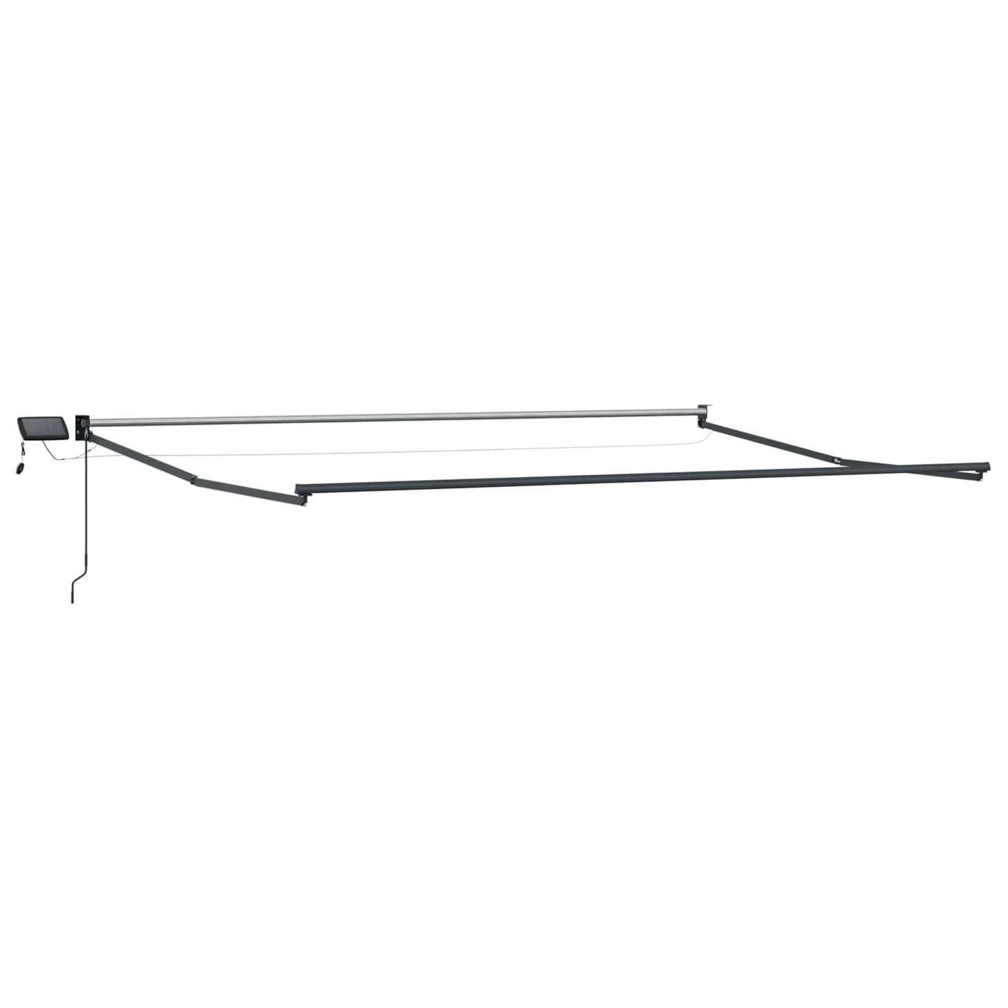 Manual Retractable Awning with LEDs 4 x 3 m
