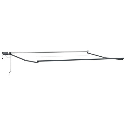 Manual Retractable Awning with LEDs 4 x 3 m