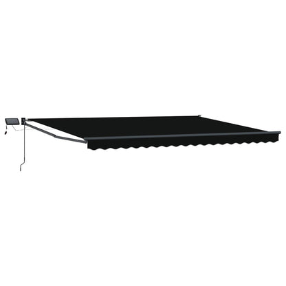 Manual Retractable Awning with LEDs 4 x 3 m
