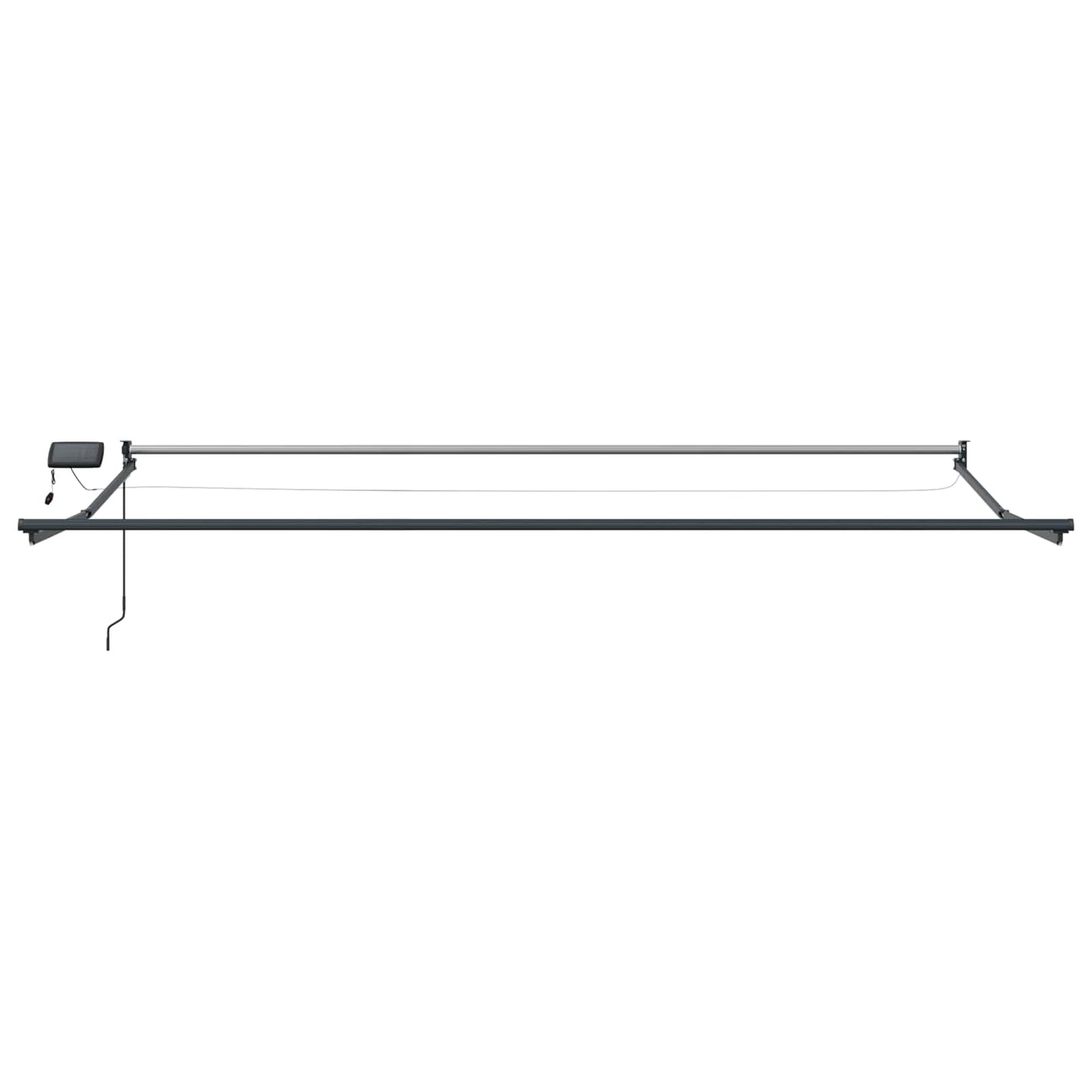 Manual Retractable Awning with LEDs 4 x 3 m