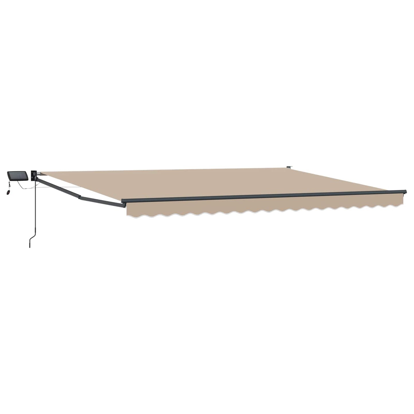 Manual Retractable Awning with LEDs 4 x 3 m