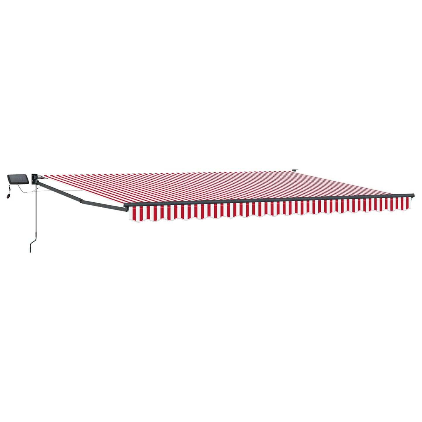 Manual Retractable Awning with LEDs 4.5 x 3 m