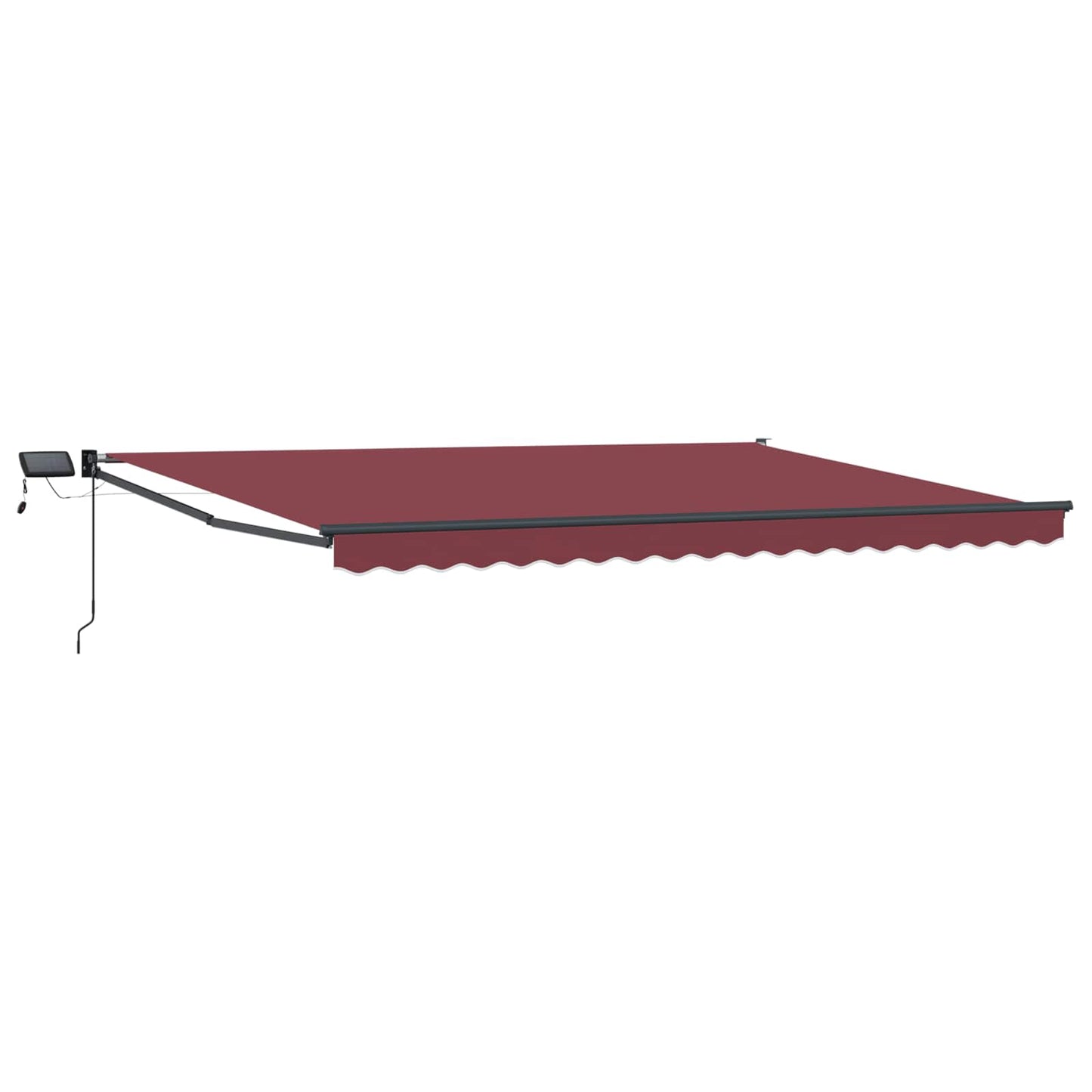 Manual Retractable Awning with LEDs 5 x 3 m