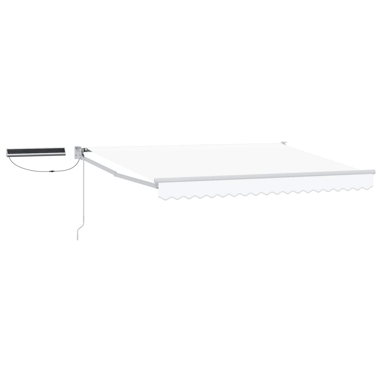 Electric Retractable Awning White 3.5 x 2 m