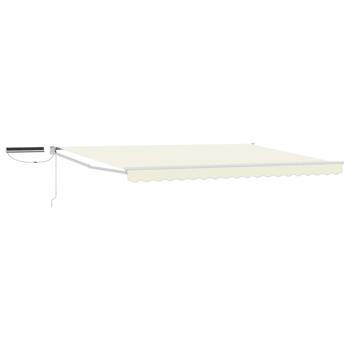 Solar Electric Awning 4 x 3 m Cream 100% Polyester