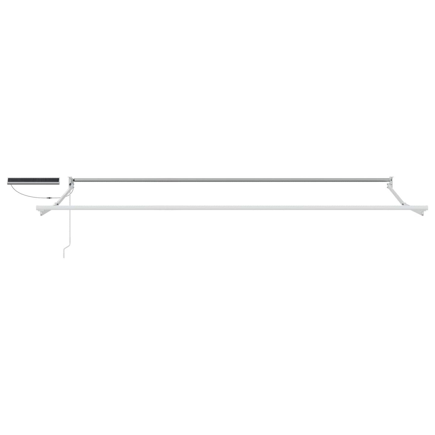 Electric Retractable Awning Black and White 4 x 3 m