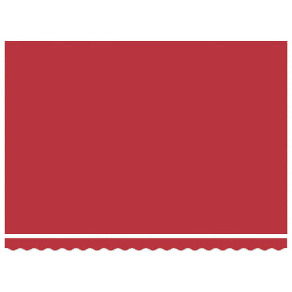 Electric Retractable Awning Red and White 4 x 3 m