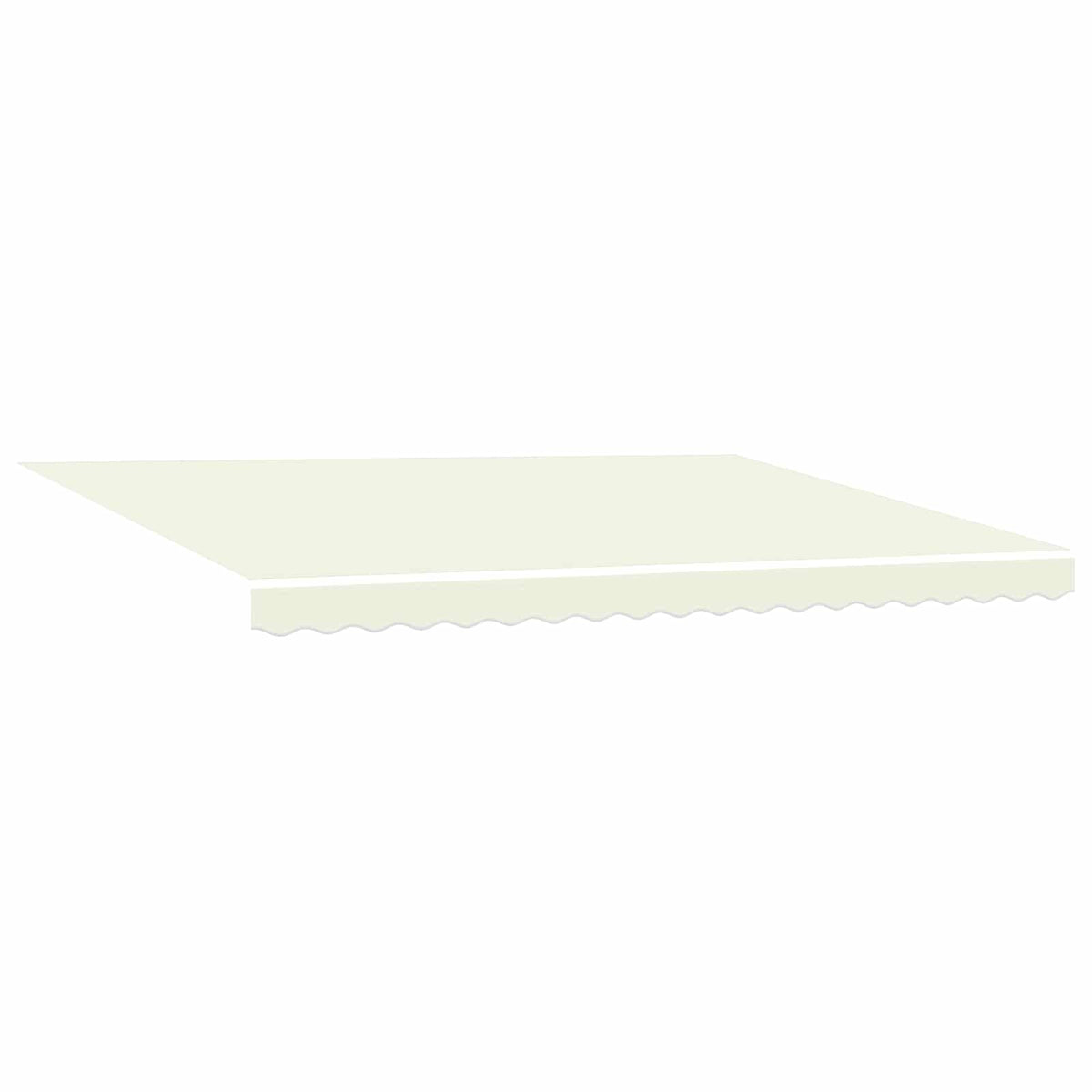 Solar Electric Awning 5 x 3 m Cream 100% Polyester