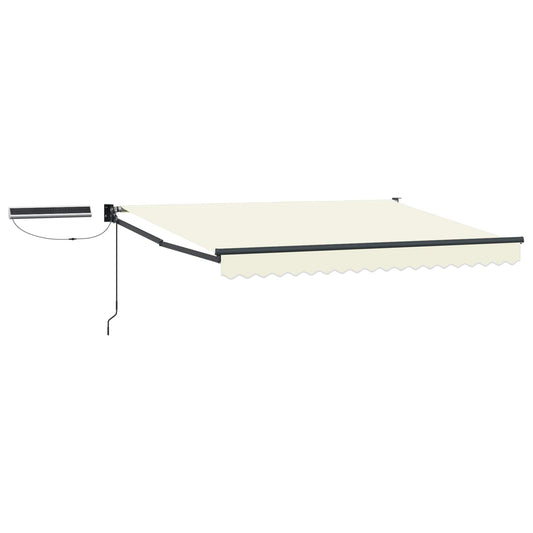 Electric Retractable Awning Cream and Anthracite 2.5 x 2 m