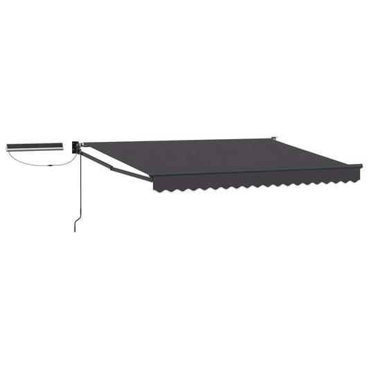 Electric Retractable Awning Anthracite 2.5 x 2 m