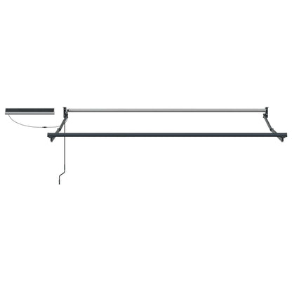 Electric Retractable Awning Beige and Anthracite 3.5 x 2 m