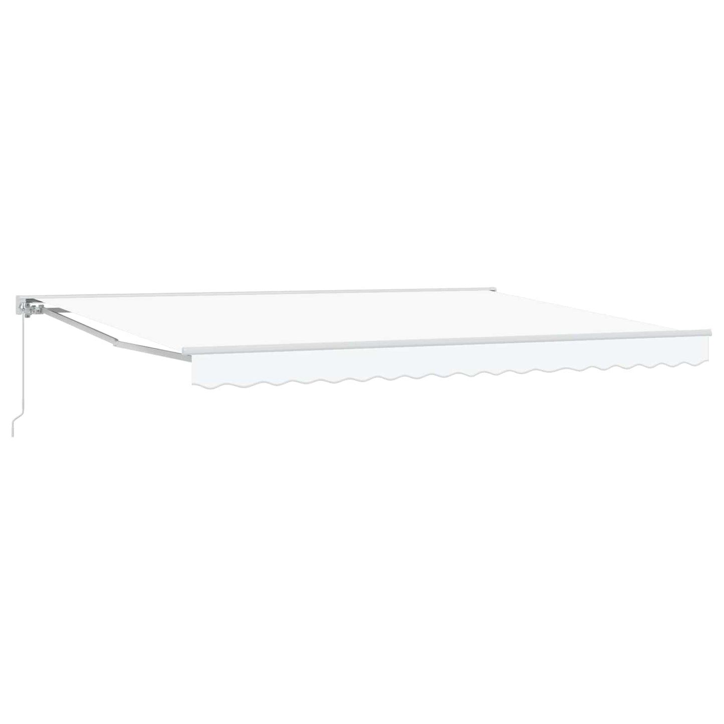Manual Retractable Awning White 4 x 3 m